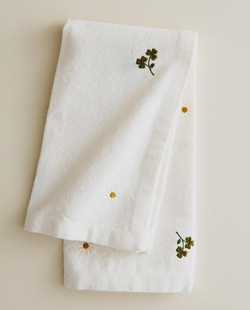 Zara Home столовая салфетка из хлопка, вышивка, 45 45 см (комплект 2 шт.)