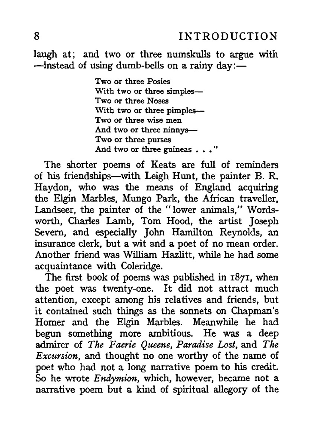 Selections from the poems of John Keats and Percy Bysshe Shelley | Wilson Richard