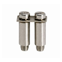 Перемычка винтовая для мини-клемм на 2.5 кв.мм, 2-х полюсная