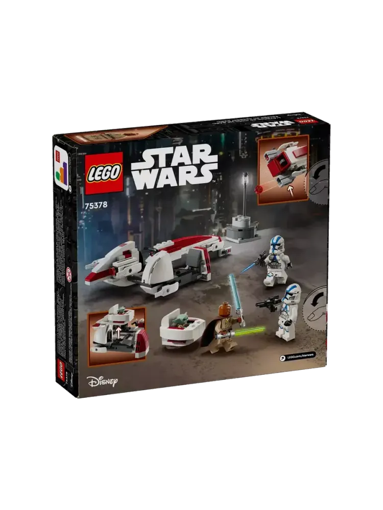 Конструктор Star Wars 75378 Побег на машинке BARC