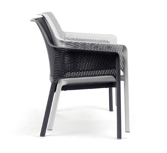 Диван Net Bench пластиковый  Nardi Италия цвет антрацит