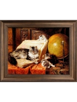 Картина интерьерная на холсте в раме 25*31 см