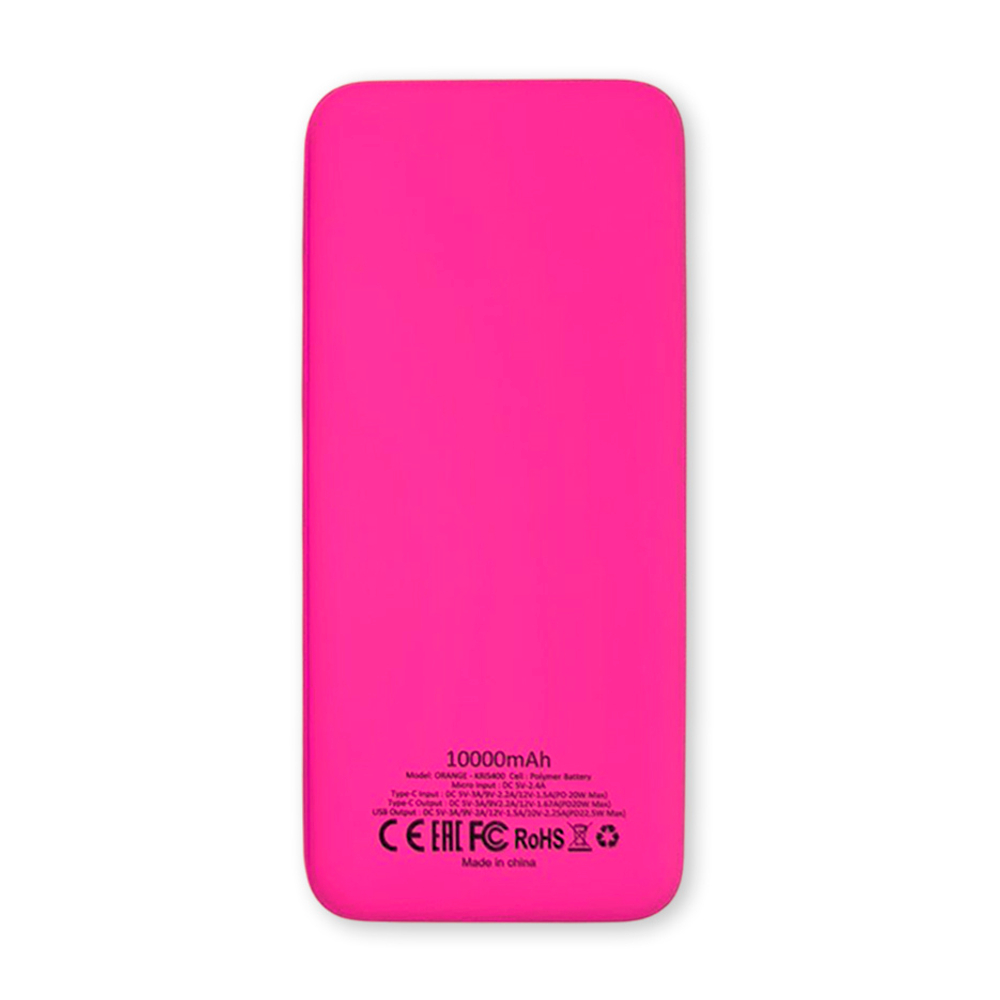 Внешний аккумулятор Kris soft touch, 10000mAh