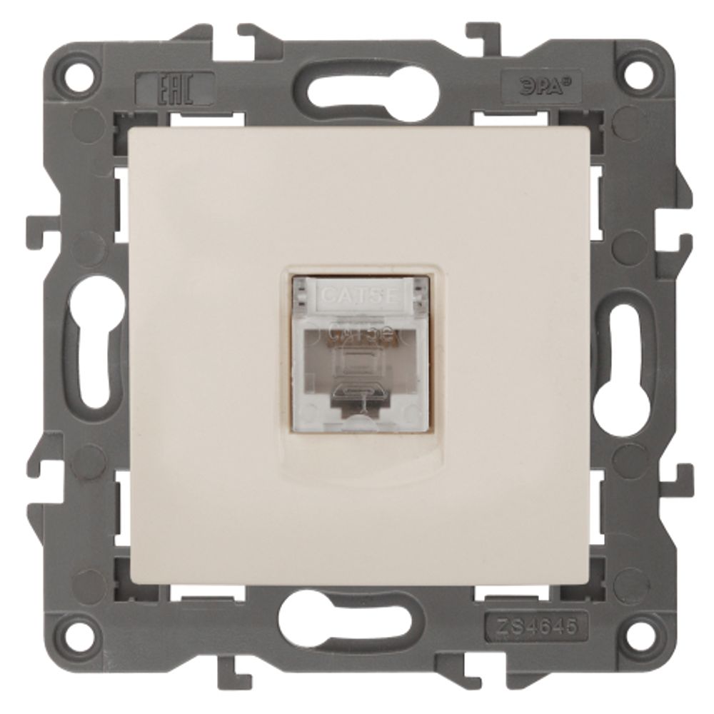 14-3107-02 ЭРА Розетка RJ45, IP20, сл.кость