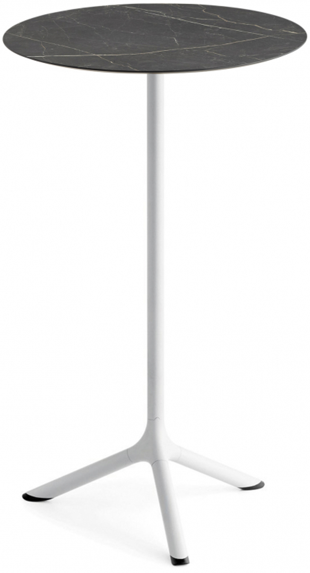 Стол ламинированный барный складной Scab Design Tripe Folding, белый, черный мрамор Сахара