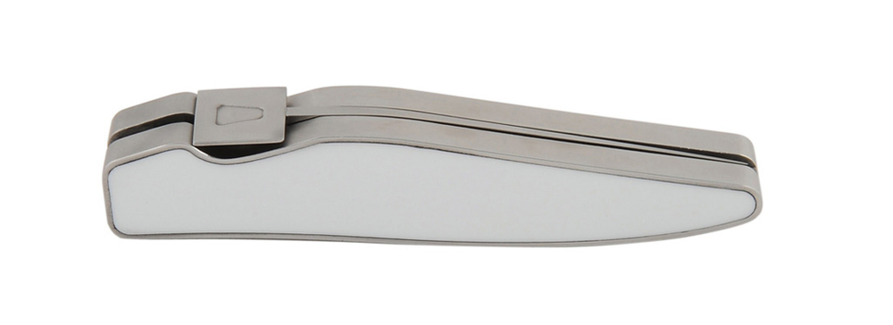 Нож складной 11см Forge de Laguiole ORA ITO Alain Delon белый с черным чехлом