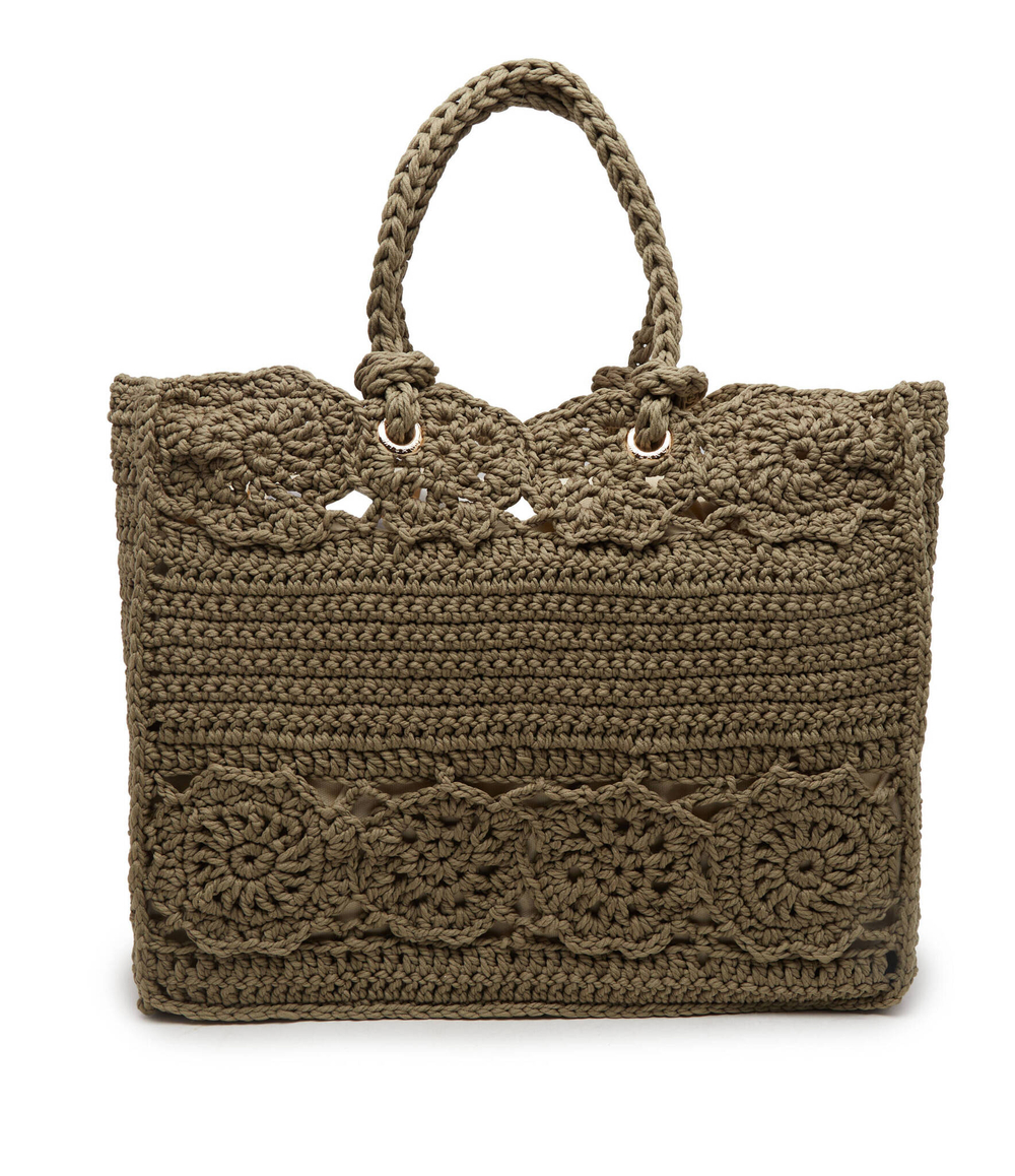 Сумка-шопер + поясная сумка TWINSET - хаки(241TD8190)