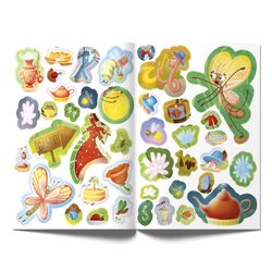 "Муха-Цокотуха", Корней Чуковский, книга с наклейками