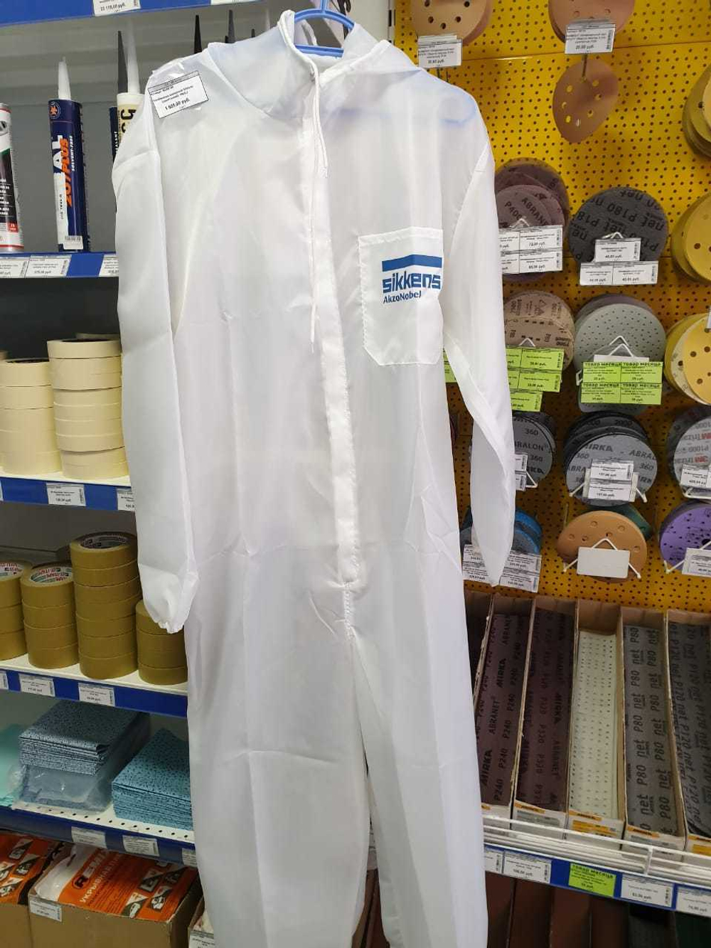 Комбинезон малярный Sikkens (синт/толстый) 52р (М) NG00100