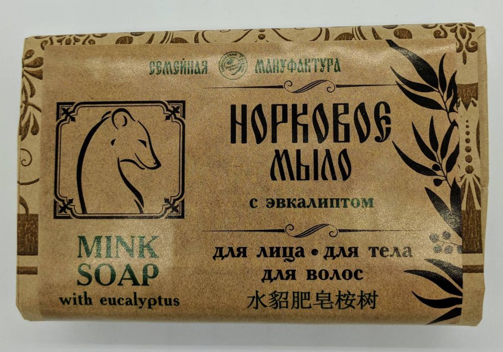 Мыло - шампунь &quot;Норковое с эвкалиптом&quot;