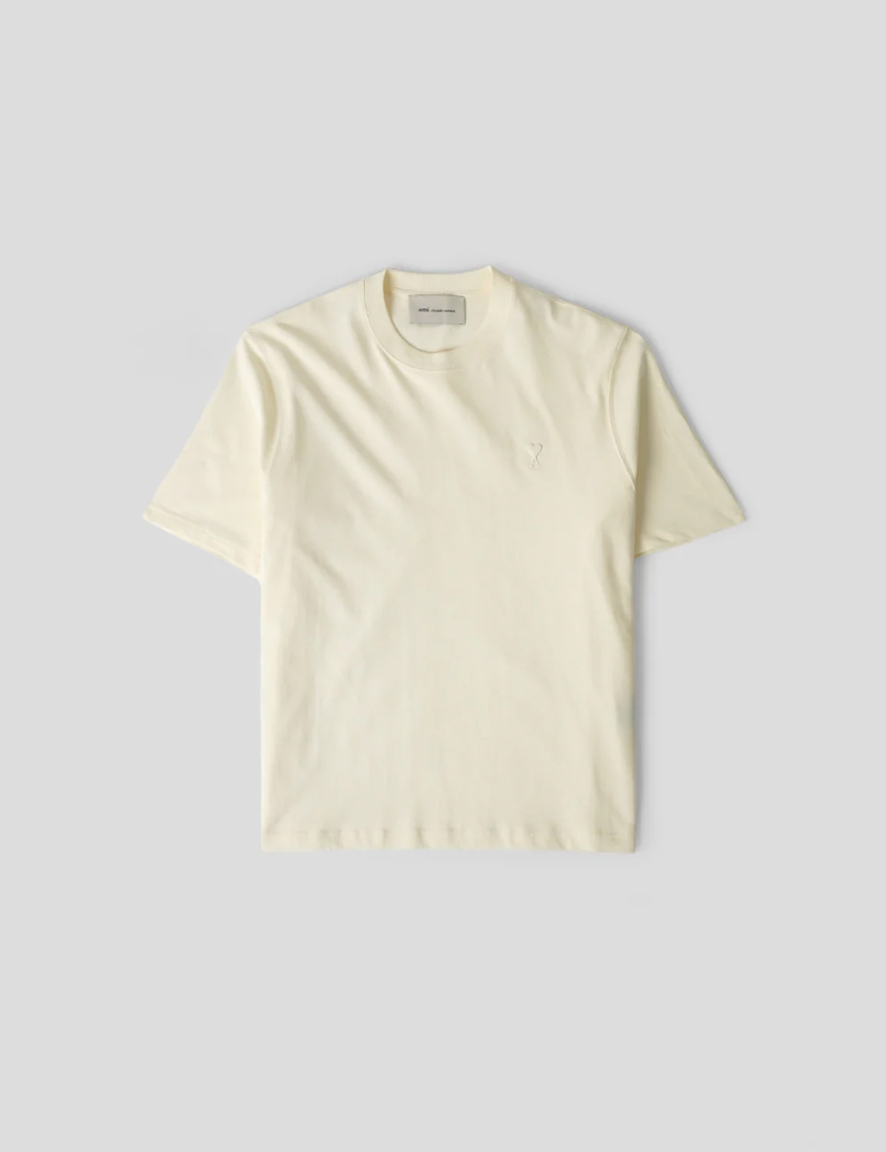 Футболка AMI PARIS "Blanc Creme"