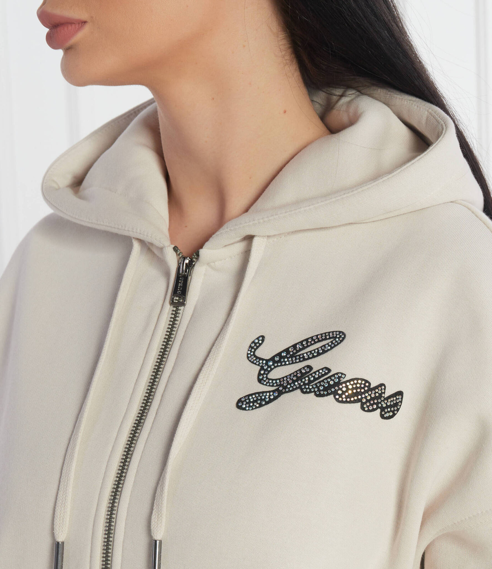 Худи GUESS - серый(W4RQ05 K9Z21)