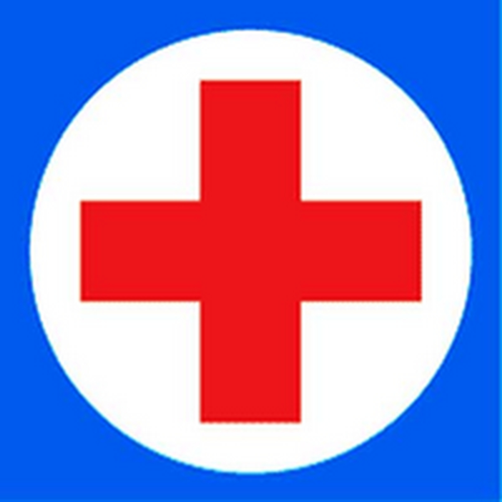 Наклейка Врач "Красный крест"  14*14см 03114