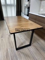 Кухонный стол "Лофт", дуб вотан