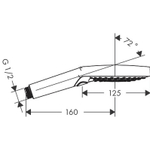 Ручной душ Hansgrohe Raindance Select S 26530670 черный матовый