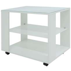 Стол журнальный BeautyStyle 5 белый/Luminar 189