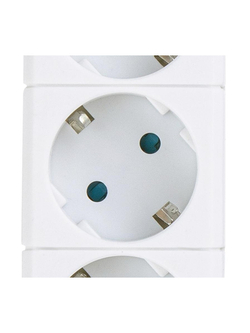 Фильтр сетевой 5х3м с/з со шторками ПВС 3 IP075 2USB 2200Вт 10А бел. Duwi 32592 5