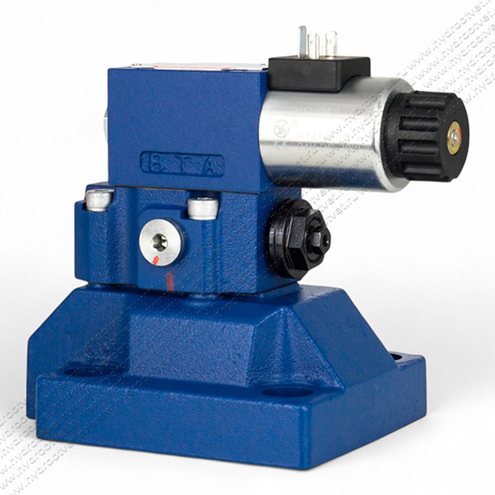 DBW30B2-5X/315CG24N9K4 - Предохранительный клапан Ду32 с давлением настройки до 315 бар, управление - X и Y - внутренние с разгрузкой B = открыт с электроуправлением G24