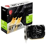 Видеокарта MSI GeForce GT 730, 4GB DDR3 64-bit 1xVGA 1xDVI 1xHDMI N730K-4GD3/OCV1
