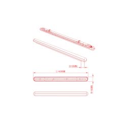 Линейный светодиодный светильник ЭРА SPP-201-0-40K-018 18Вт 4000К IP65 600 матовый