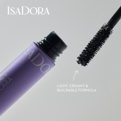 IsaDora 10 Sec High Impact Lift & Curl - Подкручивающая и разделяющая тушь для ресниц, 9 ml