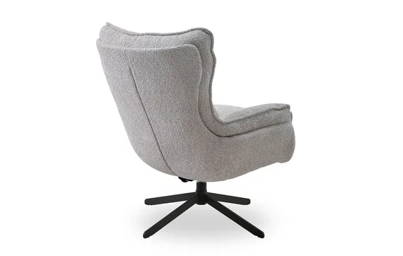 Крутящееся кресло Sander, серо-бежевое