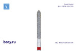 Бор алмазный красный Frank Dental типа FG - D.879L.014.F.FG