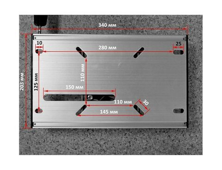 Стойка под сиденье 330 мм, диаметр 73 мм, основание 230 мм