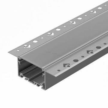 Профиль 2,5м 029507 серебристый SL-LINIA55-FANTOM-2500 SEAMLESS ANOD Arlight