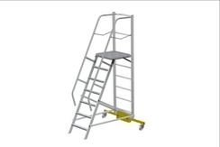 Лестница с платформой компактная MEGAL ЛСПК-1,9 (1,4)