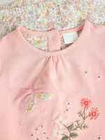 Платье и легинсы в комплекте для девочек Next E66-458, Розовый