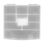 Блок для мелочей, 17 x 16 см, прозрачный матовый Сибртех