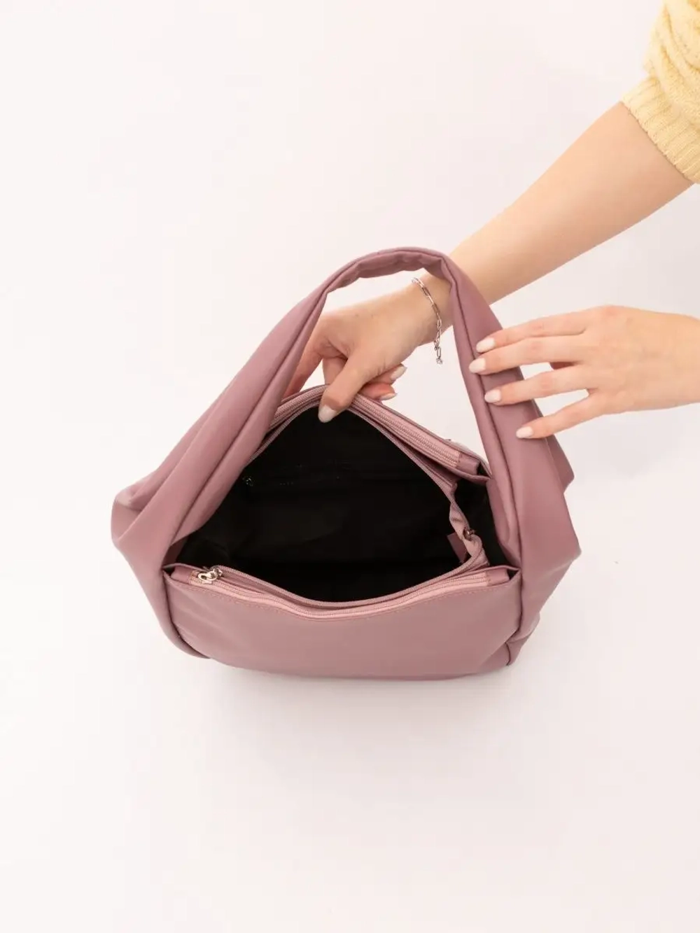 Сумка большая через плечо шоппер мешок