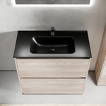 Тумба напольная под раковину Sancos Libra Floor, дуб галифакс натуральный 890х450х840 мм