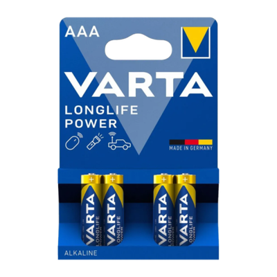 Батарейка Varta Longlife Power AAA/LR03 , ( 4 ) шт. в блистере, 04903121414
