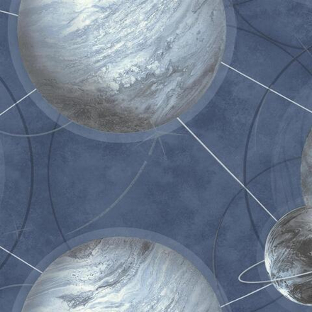 Обои виниловые флизелиновые PALITRA HOME Planets HC71987-46, сюжетный рисунок, размер 1,06х10,05 м