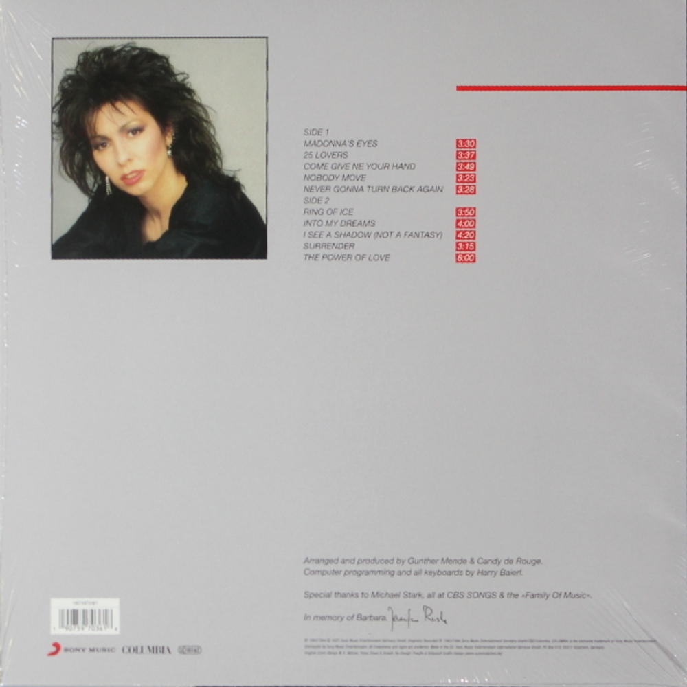 Jennifer Rush / Jennifer Rush (Clear Vinyl)(LP)