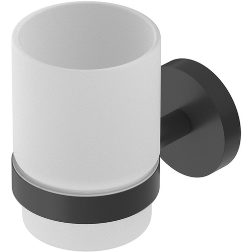 Стакан для зубных щеток Cezares Relax RELAX-TUMS-NOP Черный матовый