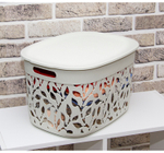 Коробка ФЛОРА 25л с крышкой М2364