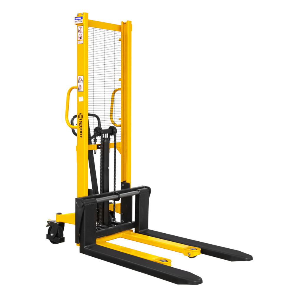 Ручной гидравлический штабелер SDJ 1516 (1500 кг; 1,6 м; вилы 310-830 мм) SMARTLIFT (SMART)