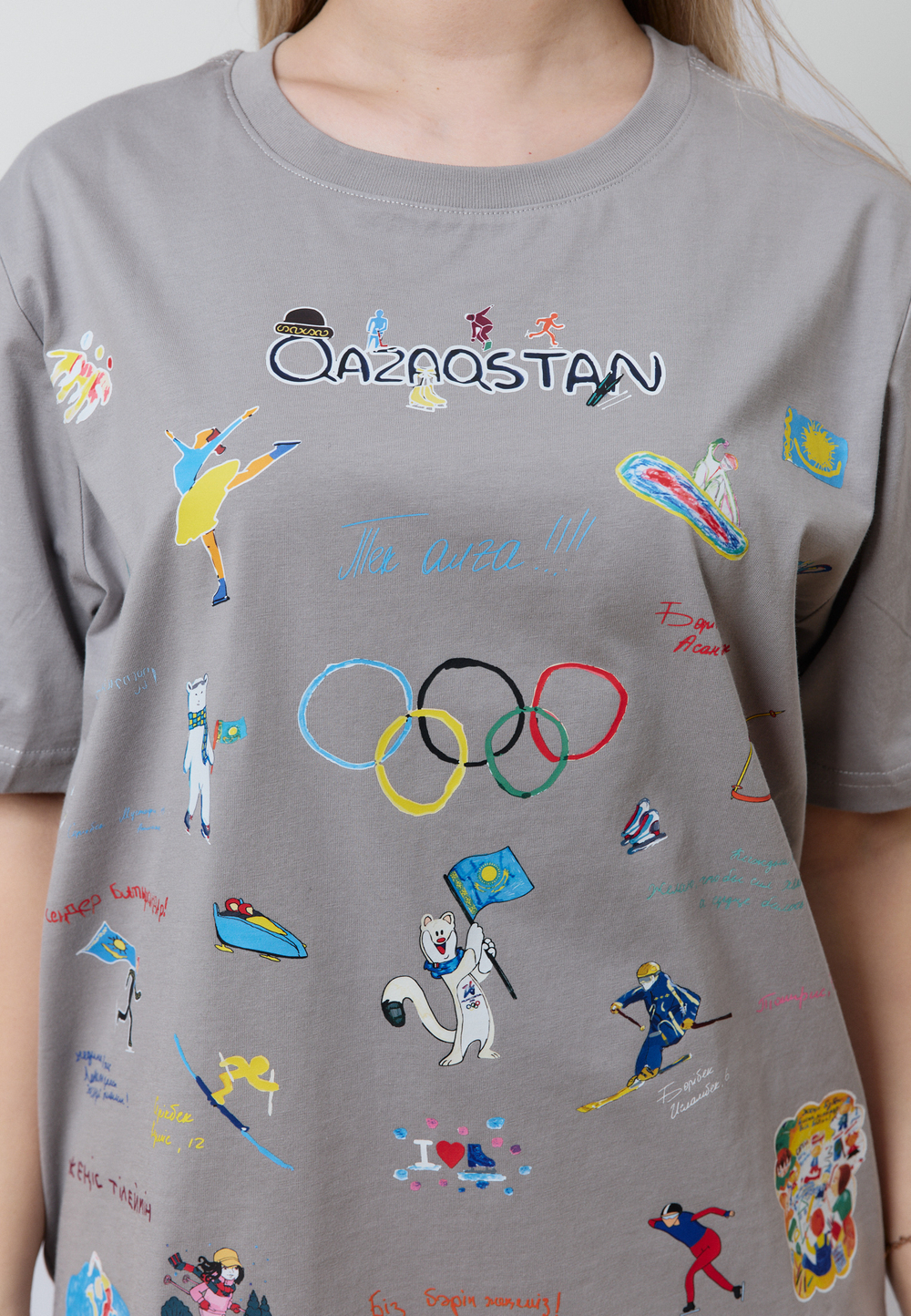 Футболка OLYMPIC CHILD LIGHT GREY