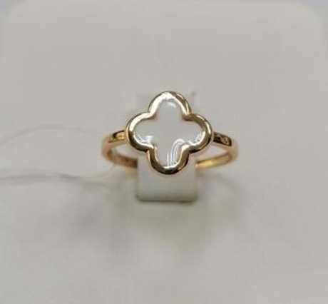 Кольцо из золота с эмалью