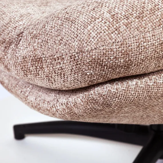 Кресло-качалка с оттоманкой Sven, бежевое