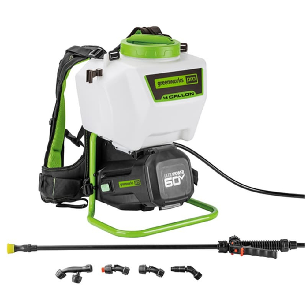 Садовый опрыскиватель аккумуляторный Greenworks Арт.5300107, 60V
