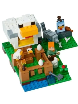 Конструктор Майнкрафт Куриная ферма 204 детали