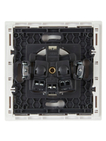 FORTE&PIANO Розетка 1-местная с заземлением без защитных шторок винтовое крепление 16А FP216 белый IEK