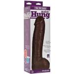 Насадка реалистик с мошонкой для страпона Vac-U-Lock-Realistic Hung (Цвет: шоколад)