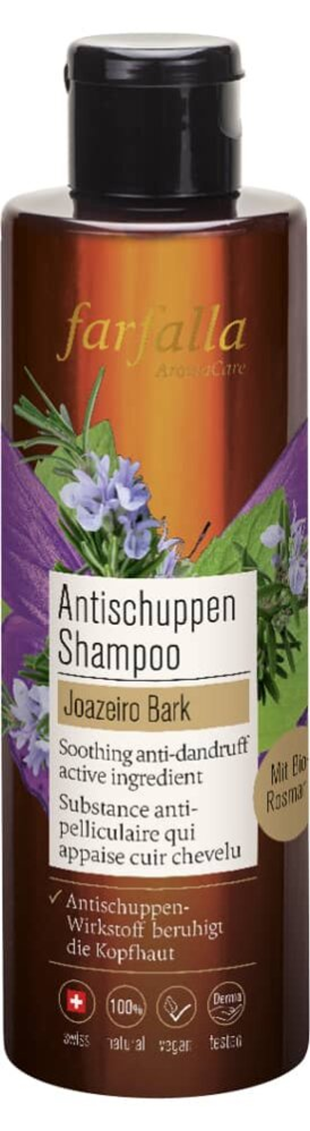Шампунь от перхоти Farfalla с экстрактом коры дерева Joazeiro, 200 мл
