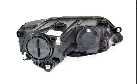 Передние фары Джетта 6 2011-2019 V16 type [RED line; Комплект Л+П; ходовые огни; би LED линза; электрокорректор; OEM replica]