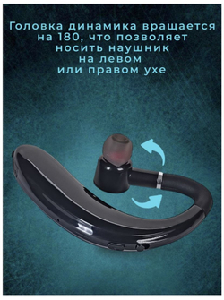 Bluetooth Гарнитура Наушник Беспроводная Ecusin EU-02